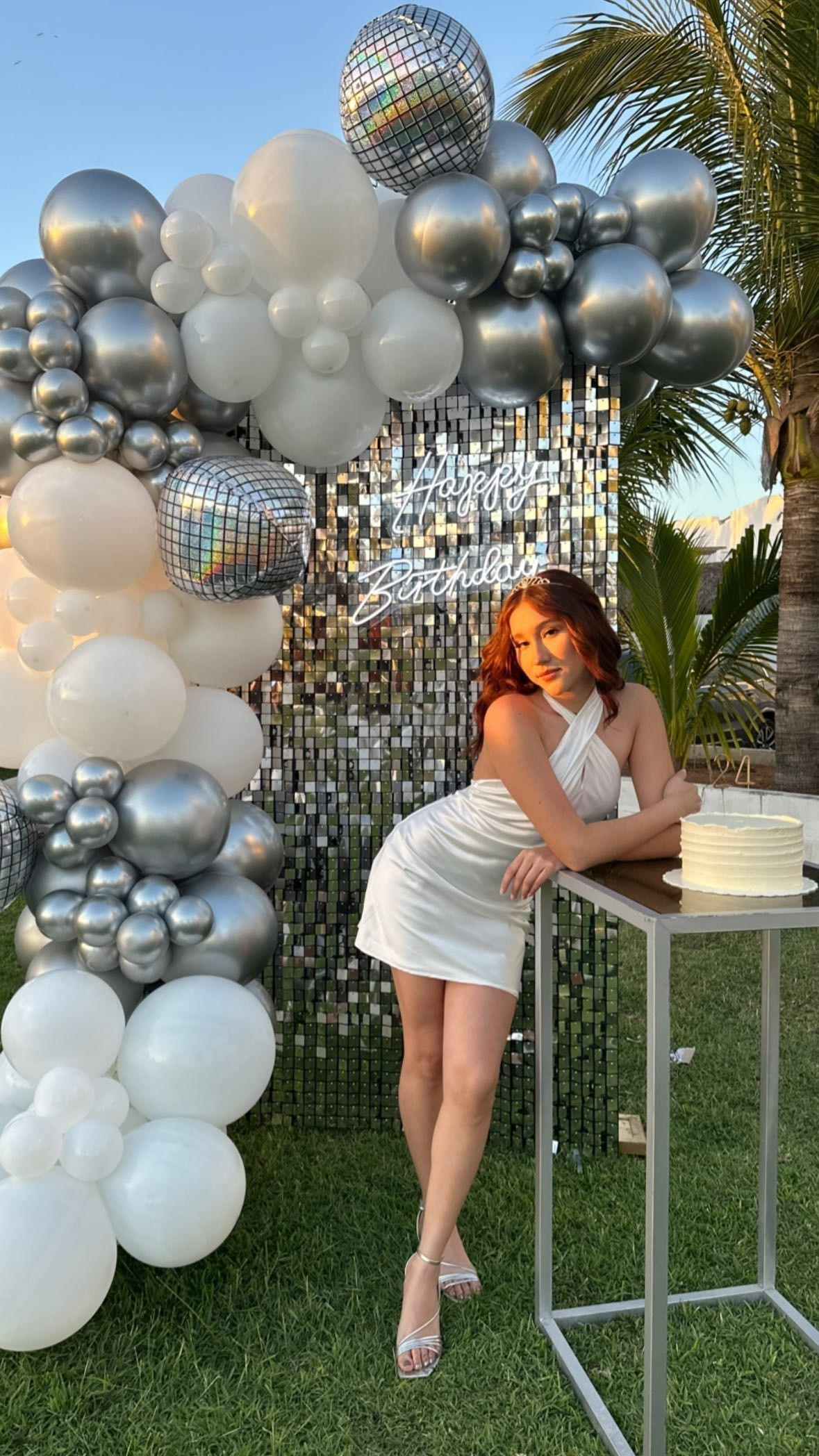 Cute White Satin Sleeveless Homecoming Dress Y2573 - VelvetHem