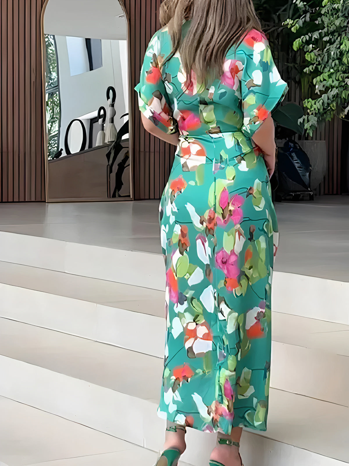 Trinidad Elevated Unique Floral Dress Chic Silhouette Collection