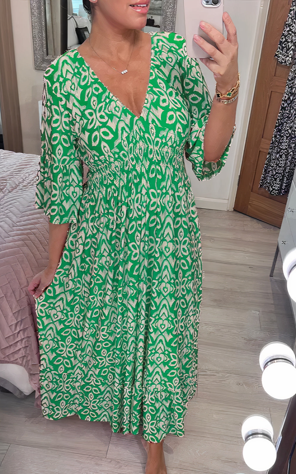Amelia Minimalist Floral Dress Designer Edit