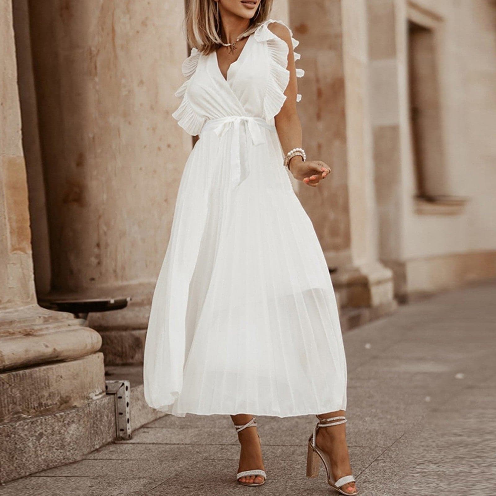 Elegant Cocktail Party Chiffon Women Long Dress
