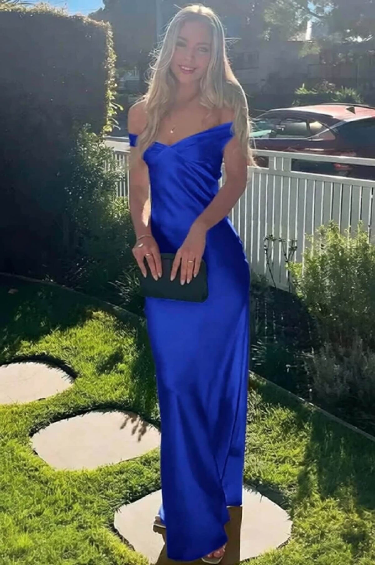 Off the Shoulder Sleeveless Strapless Long Evening Formal Dress With Pleated