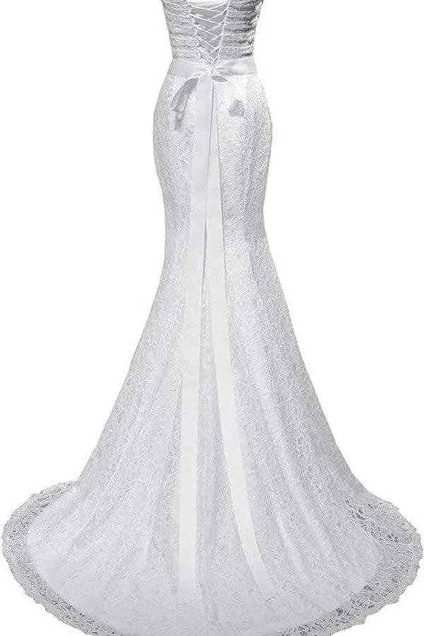 Elegant Mermaid Wedding Dresses Sweetheart Wedding Gowns (ZD16105)