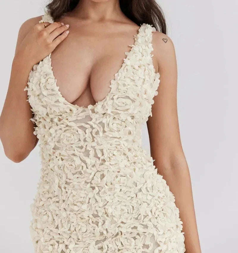 Arelith Glamour A Line Floral Maxi Dress