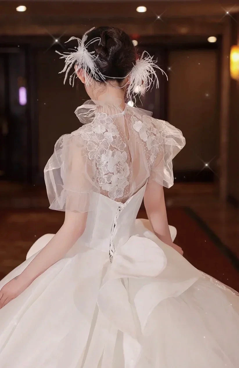 Chic A-line Long Sleeves Wedding Dress,Bridal Gown (ZD13702)