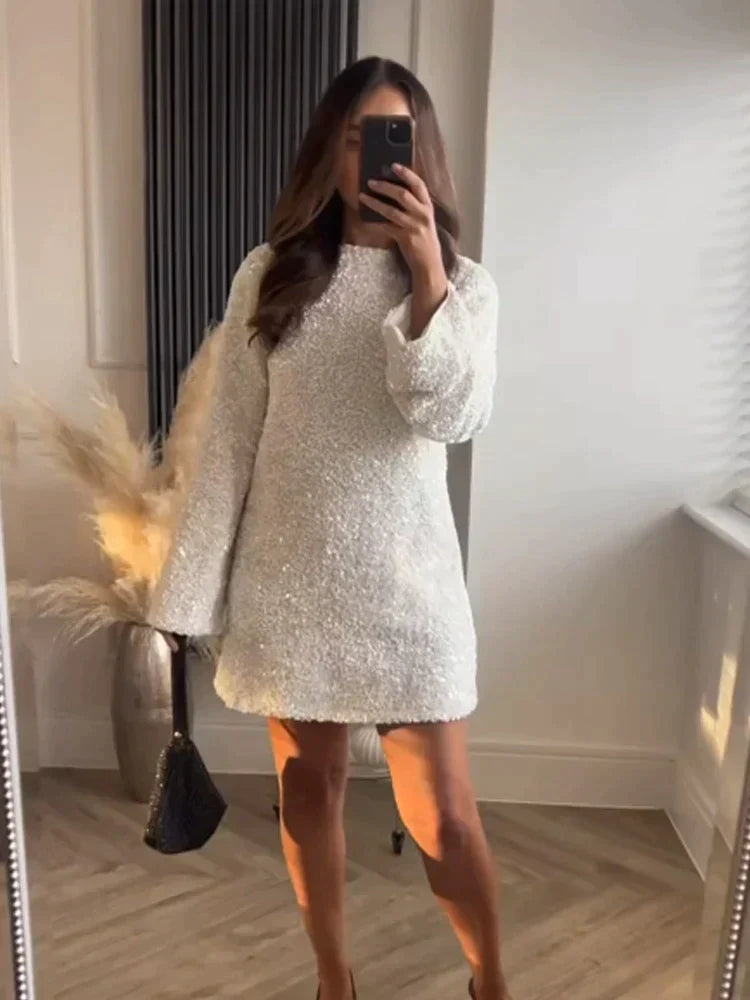 Galla Effortless Sequin Dress Chic Silhouette Collection