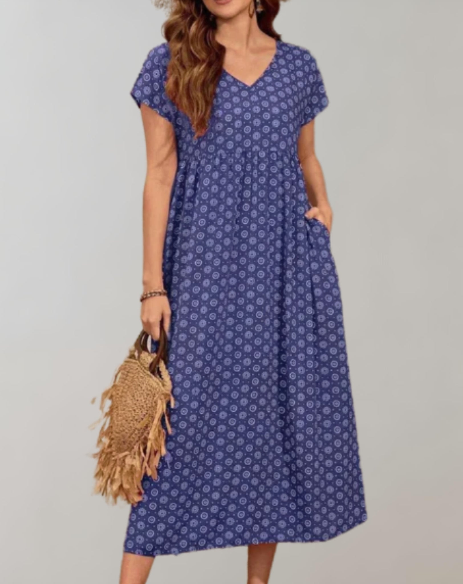 Margarita Statement Long Summer Dress Occasion Edit