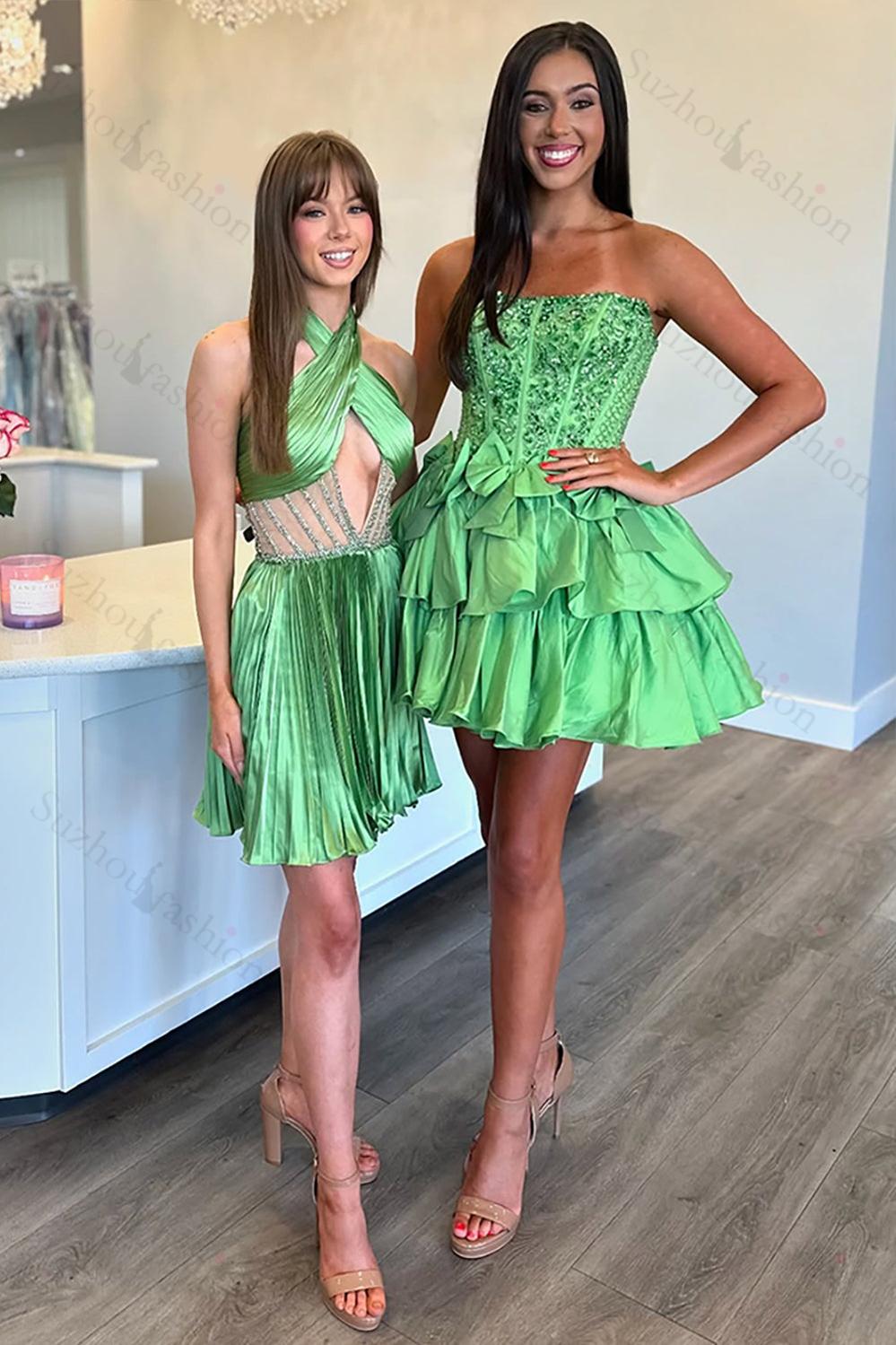 Fluffy Fuchsia Homecoming Dresses Short Tight Cocktail Dresses With Ruffles