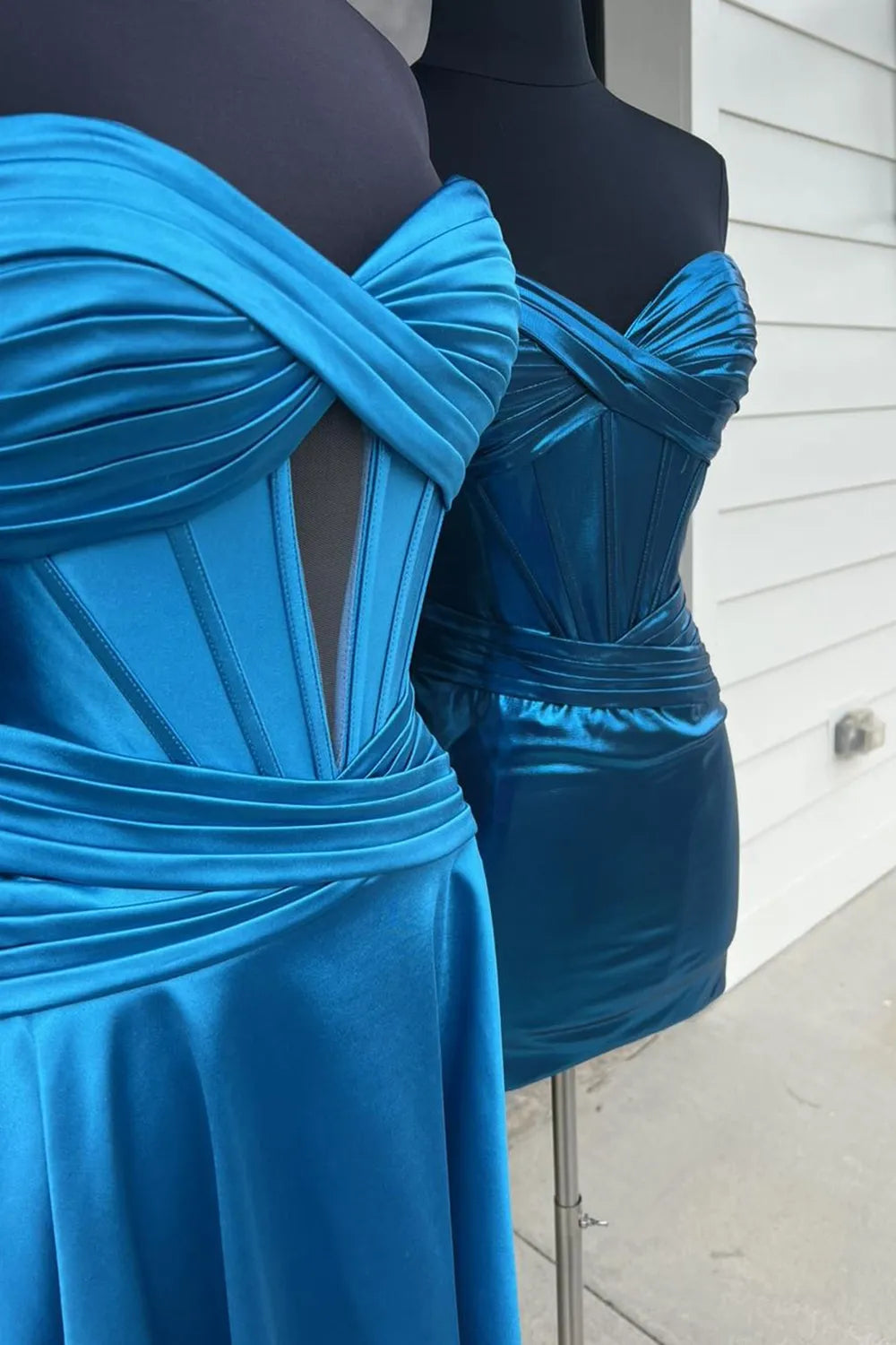 Fuchsia Homecoming Dresses Strapless Corset A Line Short Cocktail Dresses