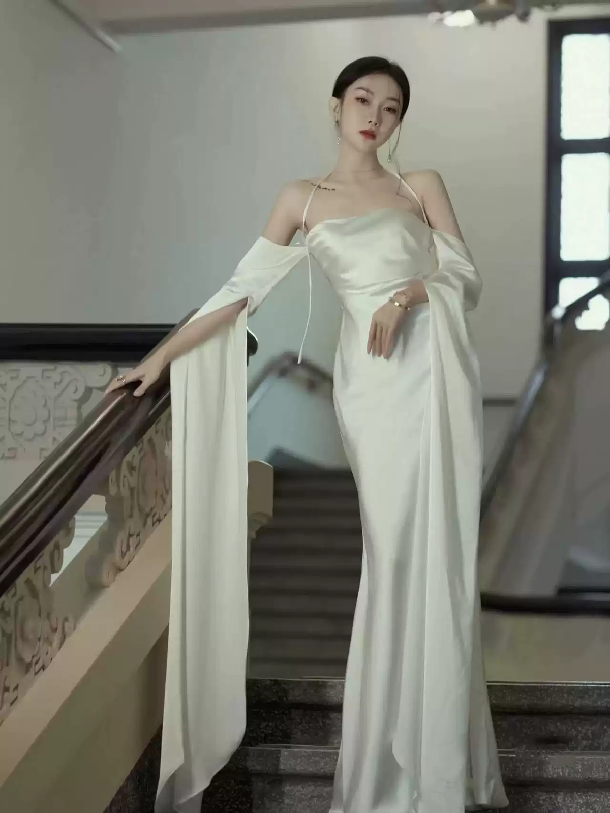 Mermaid Long Prom Dress New Arrival Prom Dress Sexy Evening Dress - View 3 | VelvetHem
