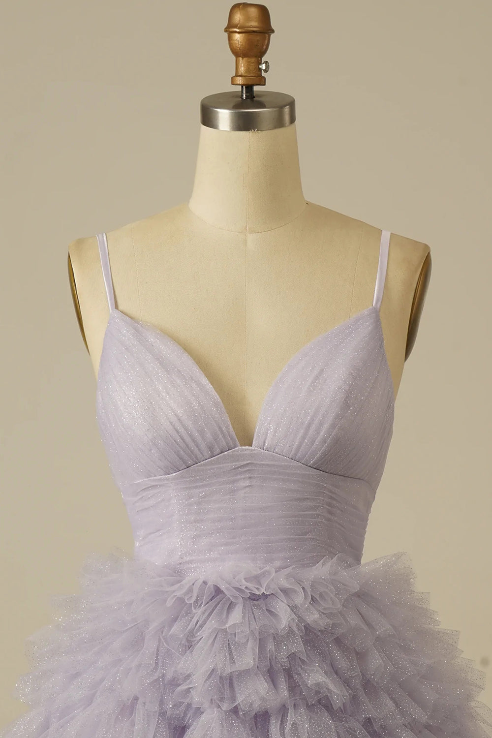 Glitter Navy Homecoming Dresses A-Line Tulle Tiered Short Cocktail Dresses