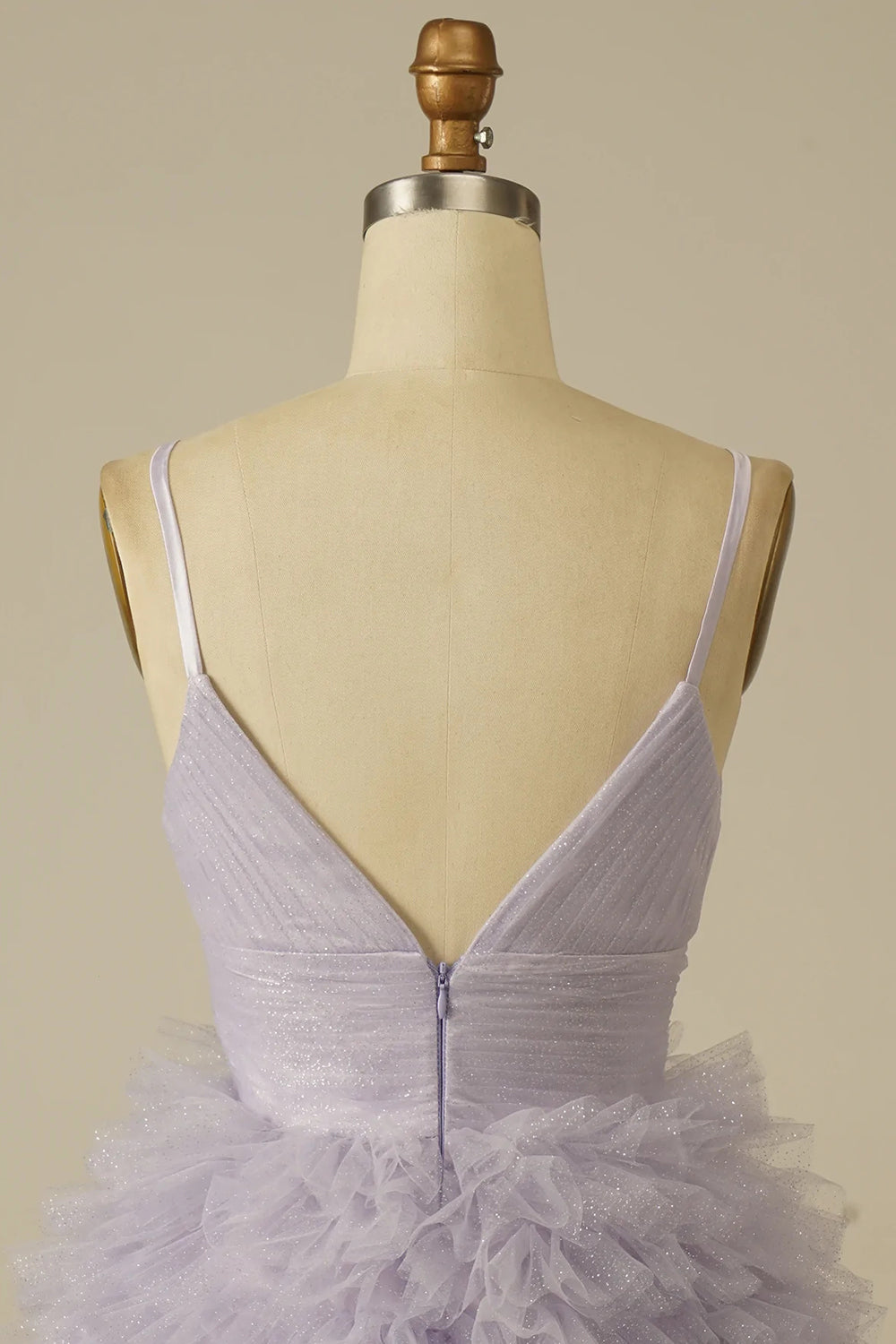 Glitter Navy Homecoming Dresses A-Line Tulle Tiered Short Cocktail Dresses