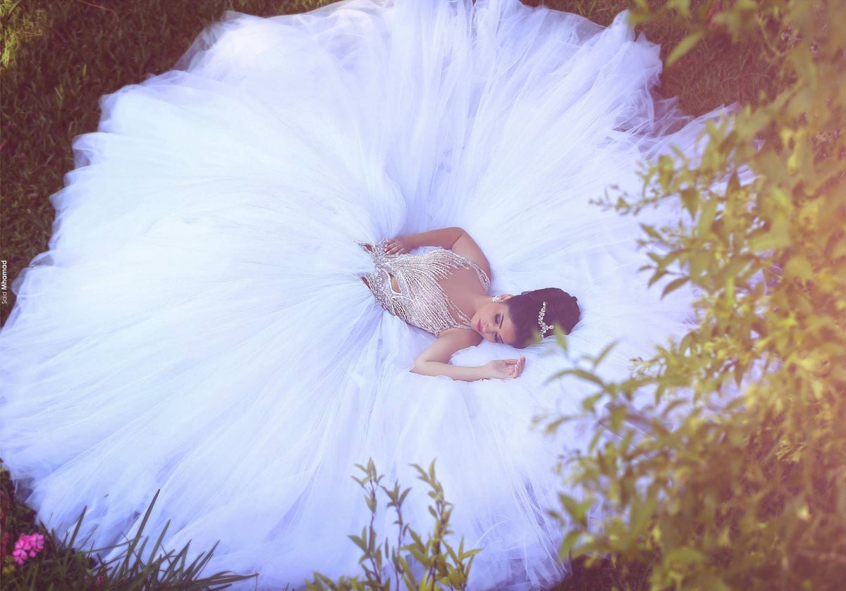 Gorgeous Beading Ball Gown  Bridal Gown New Arrival Sexy Tulle Wedding Dress
