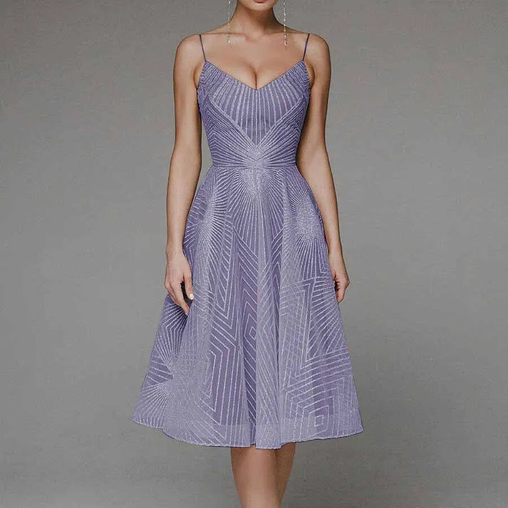 Rosalía Timeless Luxurious Dress with an Open Back Premium Wardrobe Essential
