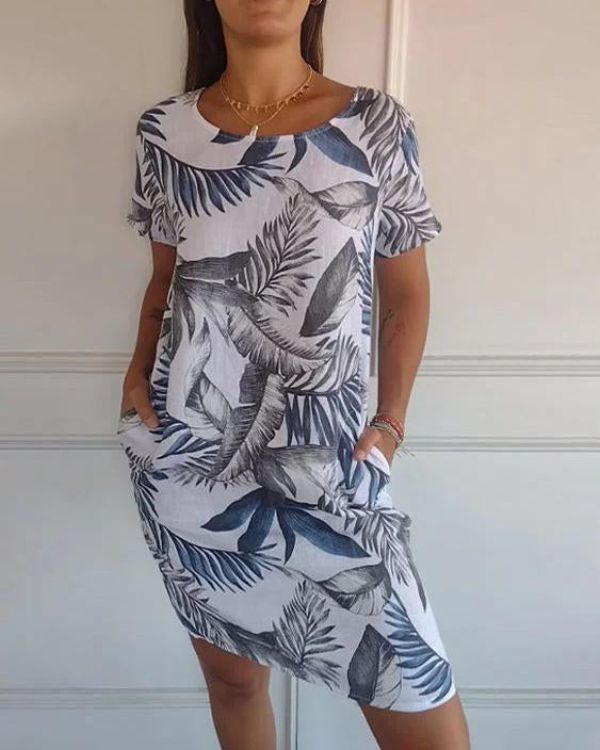 Leila Chic Cotton Linen Summer Dress Statement Occasion Edit