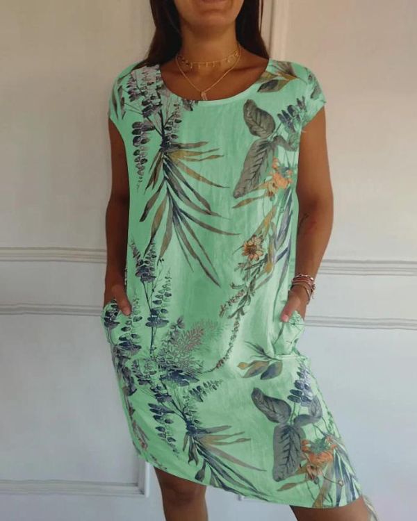 Leila Chic Cotton Linen Summer Dress Statement Occasion Edit