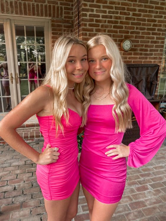 New Arrival Homecoming Dress Freshman Bodycon Dress Different Styles Dress cc42 - VelvetHem