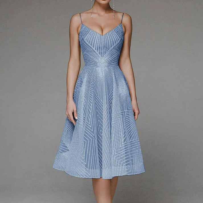 Rosalía Timeless Luxurious Dress with an Open Back Premium Wardrobe Essential
