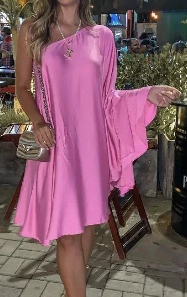 Simple Pure Color Homecoming Dress Cocktail Dress (ZD12585) - VelvetHem