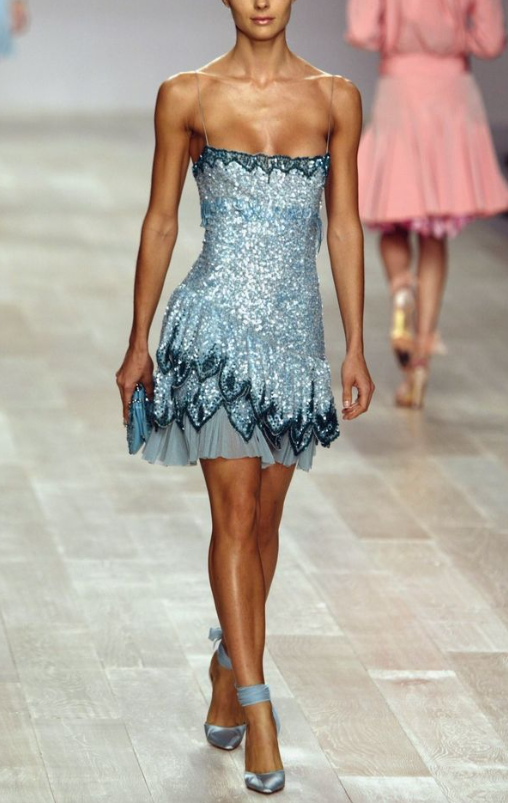 Sparkly Blue Strapless Sequin Homecoming Dress Spaghetti Straps Cocktail Dress Birthday Outfits