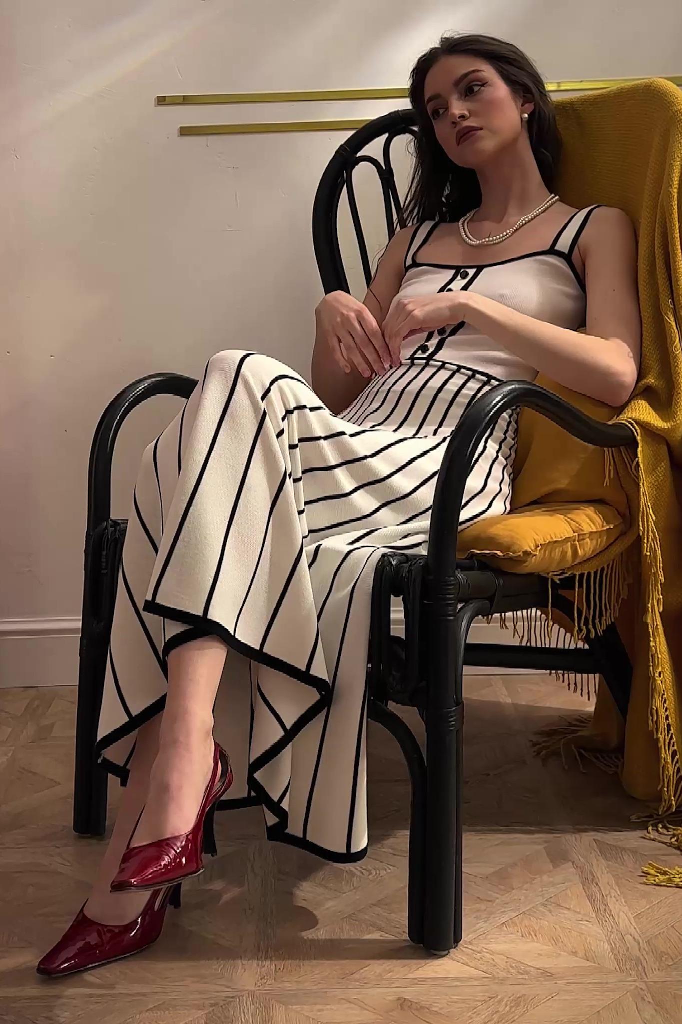 Frida Effortless When Knitting Midi Dress Premium Wardrobe Essential