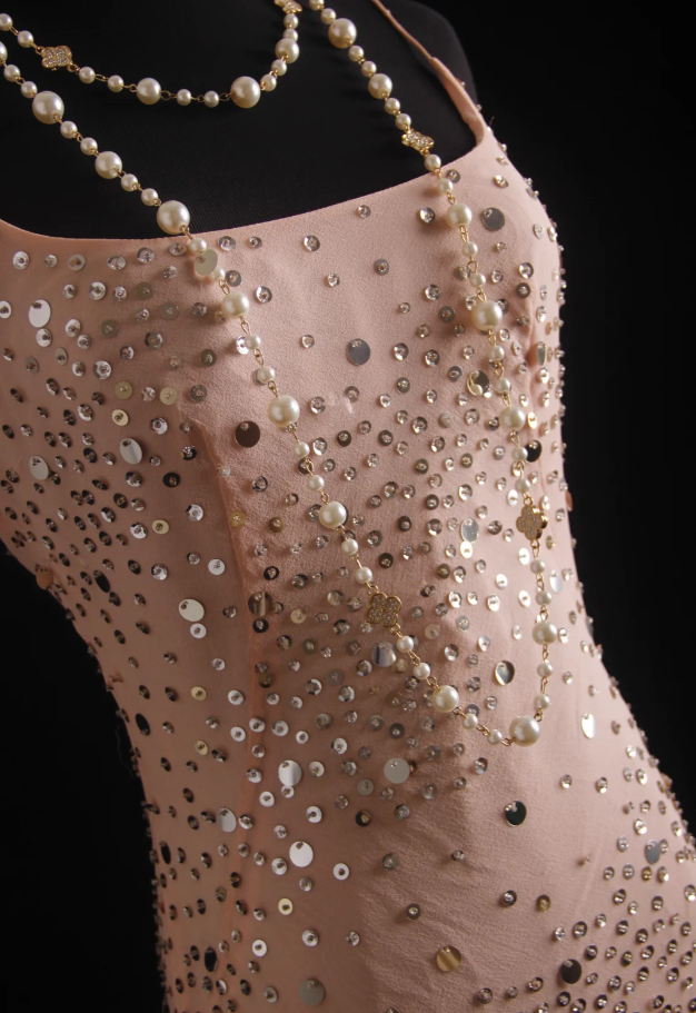 Sparkly Spaghetti Straps Pink Sequin Mermaid Long Party Dress Formal Birthday Prom Dress Evening Dress - View 3 | VelvetHem