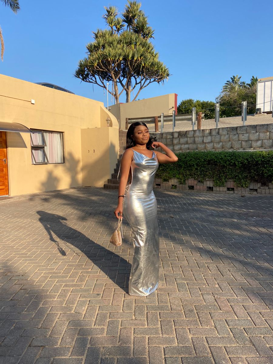 Classy Silver Sleeveless Mermaid Prom Dress,Fashion Silver Formal Gown - VelvetHem