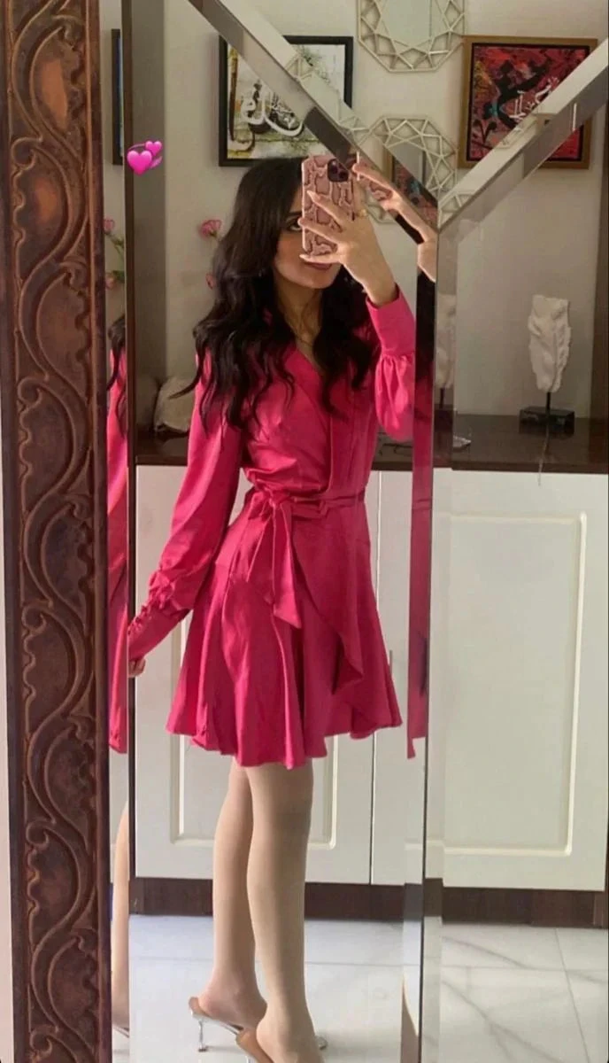Elegant A-line Long Sleeves Party Dress Homecoming Dress (ZD12590)