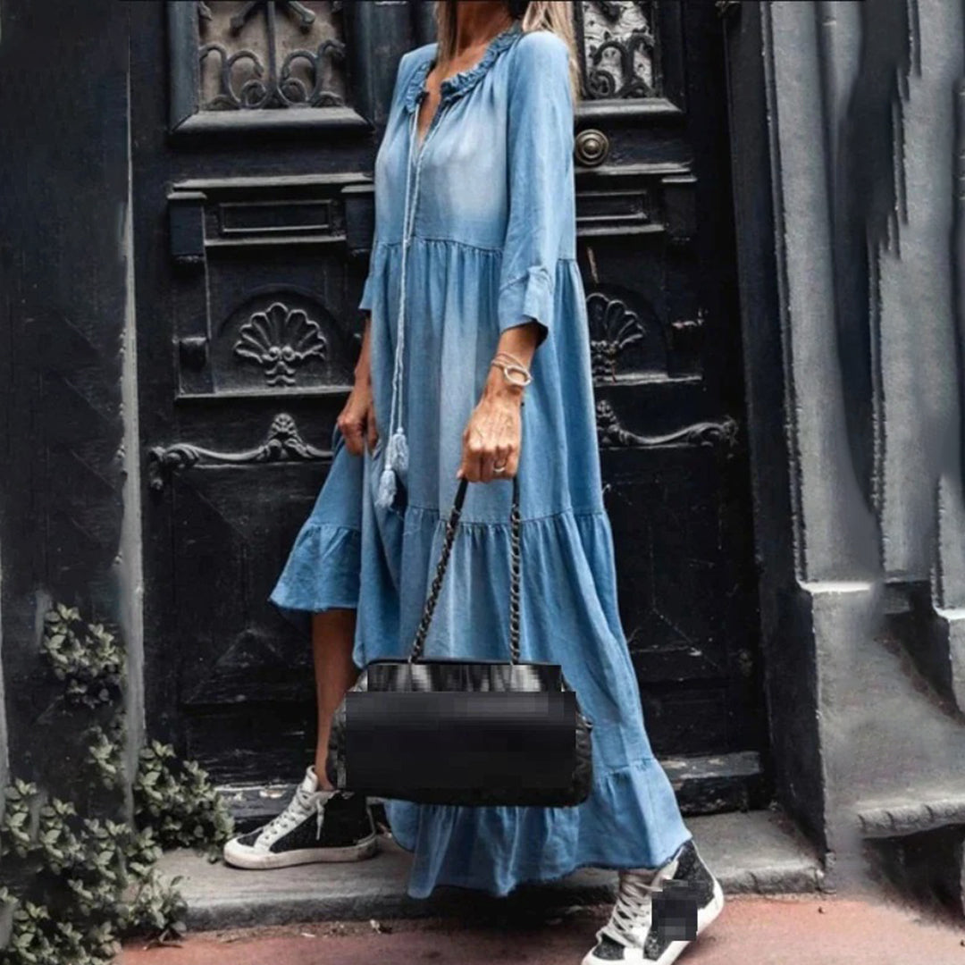 Ana Maria Classic and Stylish Summer Dress for Women Streetwear Style