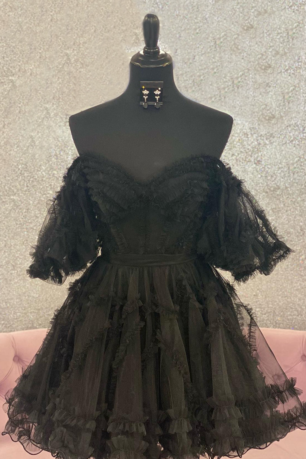Light Pink Homecoming Dresses Corset A-Line Short Cocktail Dresses