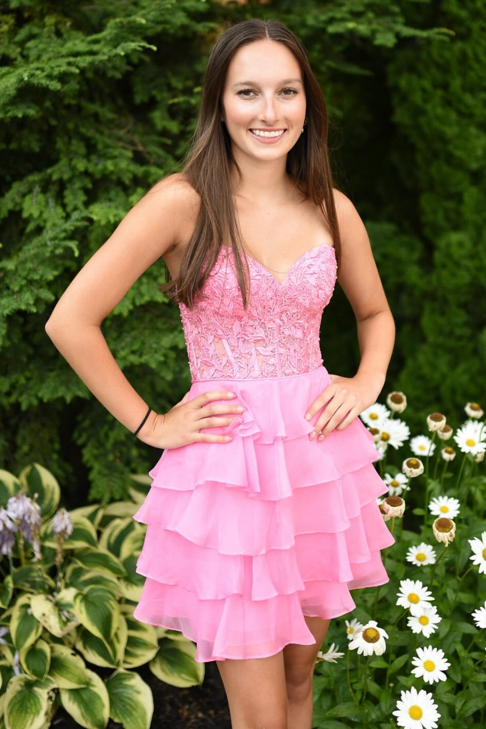 Lilac Homecoming Dresses Corset Beaded A Line Short Cocktail Dresses with Ruffles