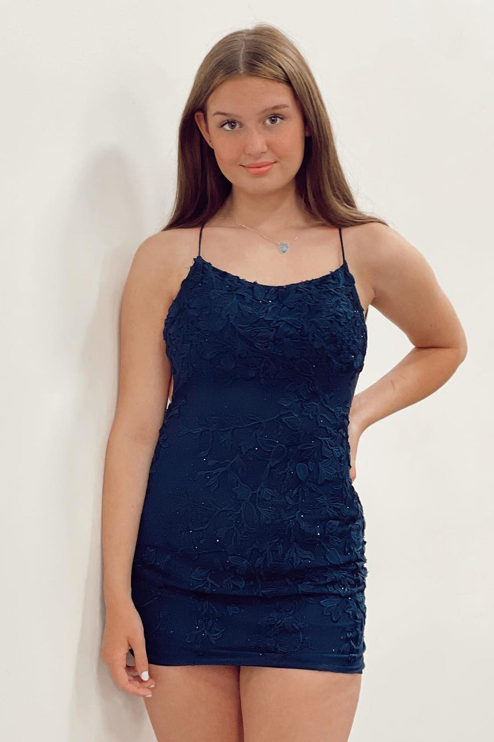 Lilac Homecoming Dresses Tight Short Cocktail Dresses with Appliques