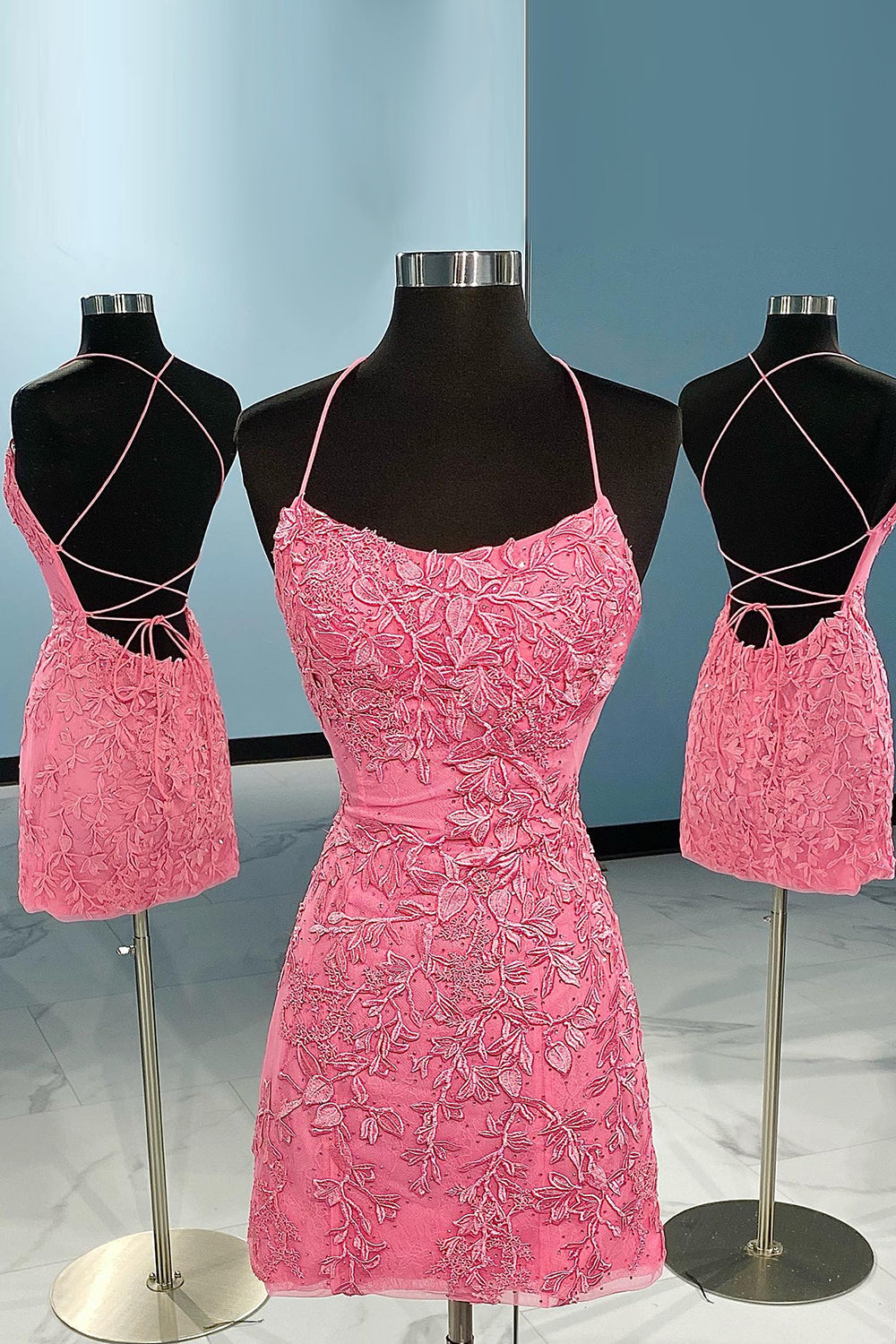 Lilac Homecoming Dresses Tight Short Cocktail Dresses with Appliques
