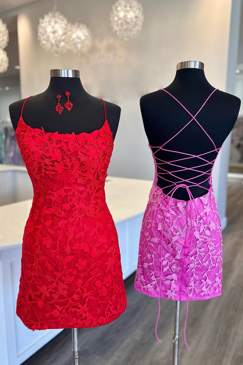 Lilac Homecoming Dresses Tight Short Cocktail Dresses with Appliques