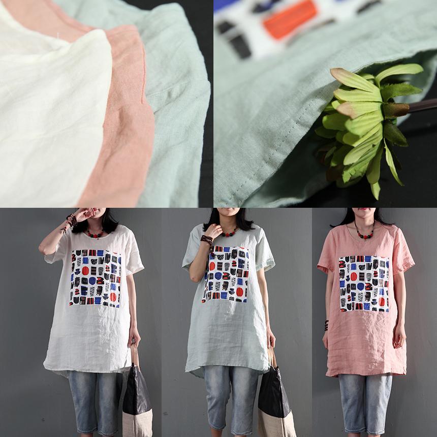 Love kitchen white linen summer shift dress