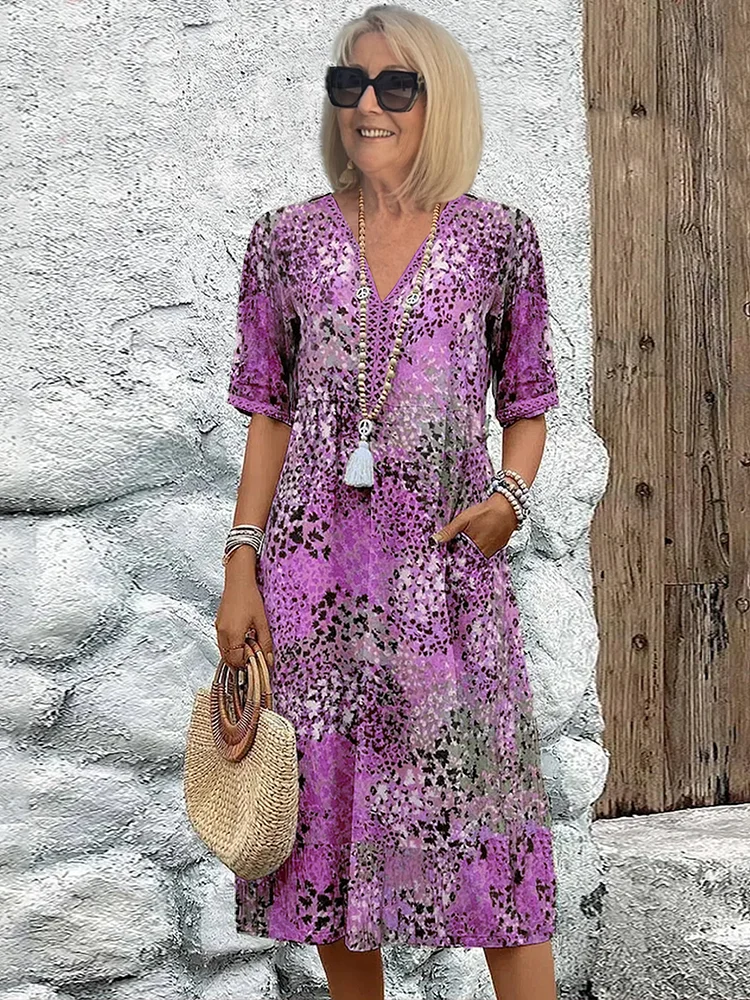 Felicia Elegant Womens Maxi Dress with Relaxed Fit and Streetwear Style
