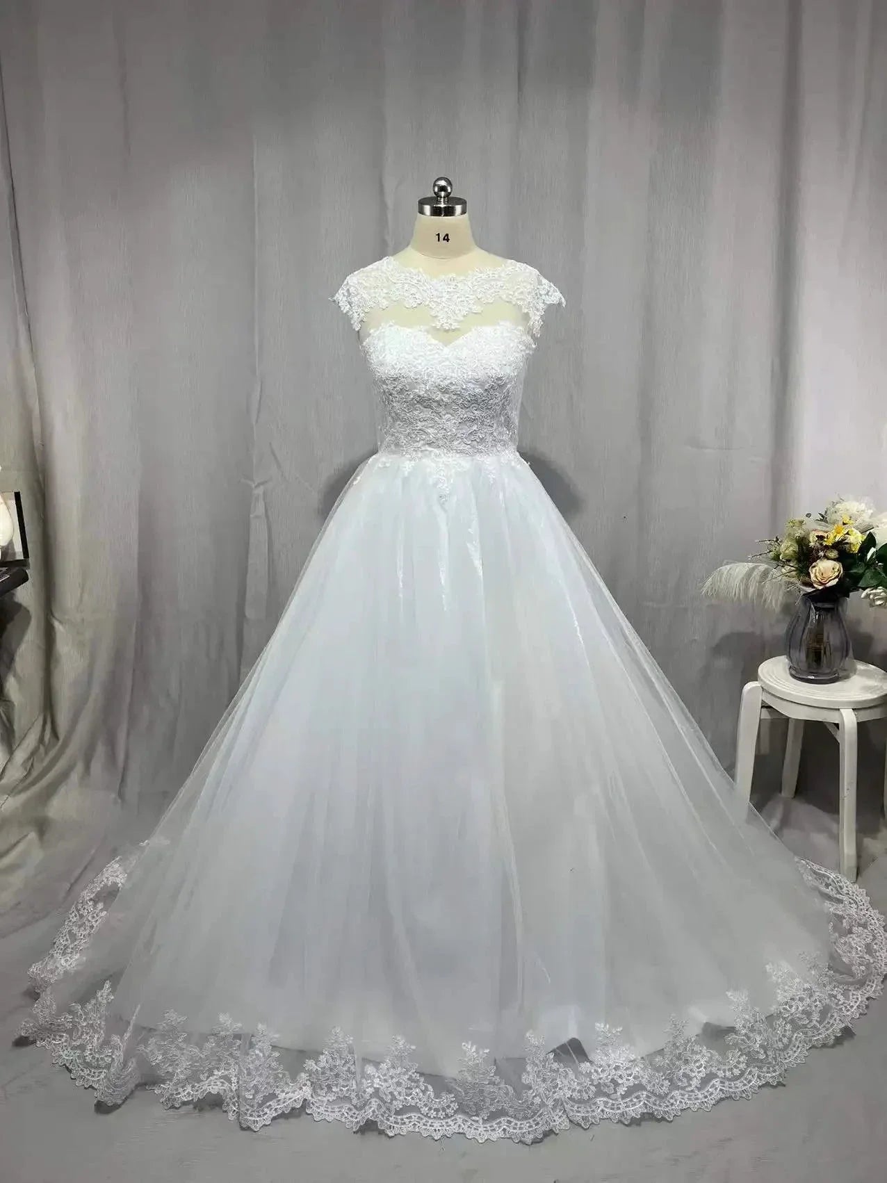 MYYBLE Real Photo Backless Cap Sleeves Bohemian Modern Wedding Dresses 2022 Plus Size Custom Made Vestido De Noiva Wedding Dress by payinti
