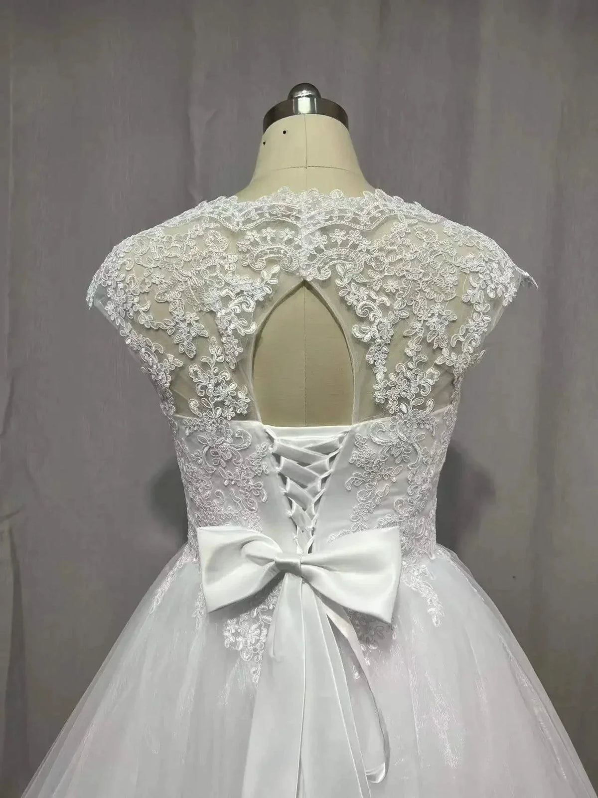 MYYBLE Real Photo Backless Cap Sleeves Bohemian Modern Wedding Dresses 2022 Plus Size Custom Made Vestido De Noiva Wedding Dress (ZD14099)
