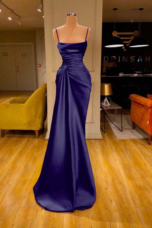 Modern Spaghetti Straps  Sleeveless Mermaid Prom Dress