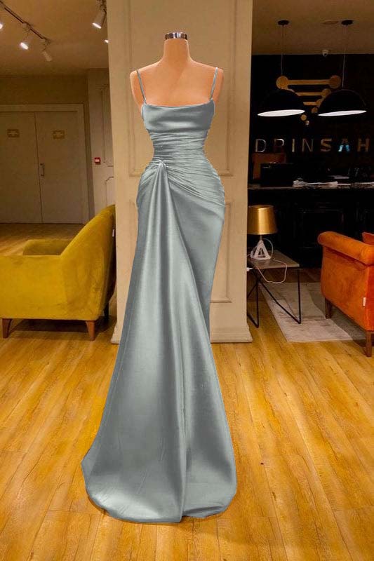 Modern Spaghetti Straps  Sleeveless Mermaid Prom Dress