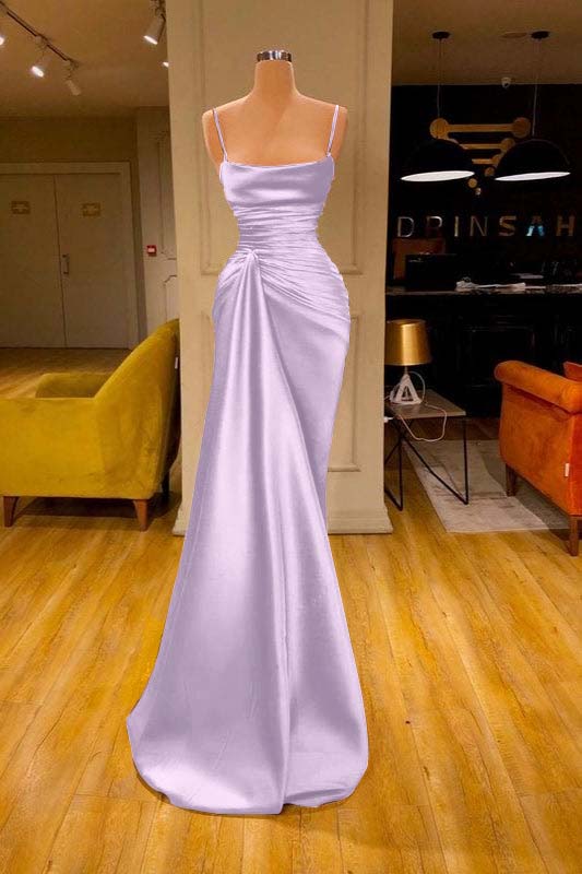Modern Spaghetti Straps  Sleeveless Mermaid Prom Dress