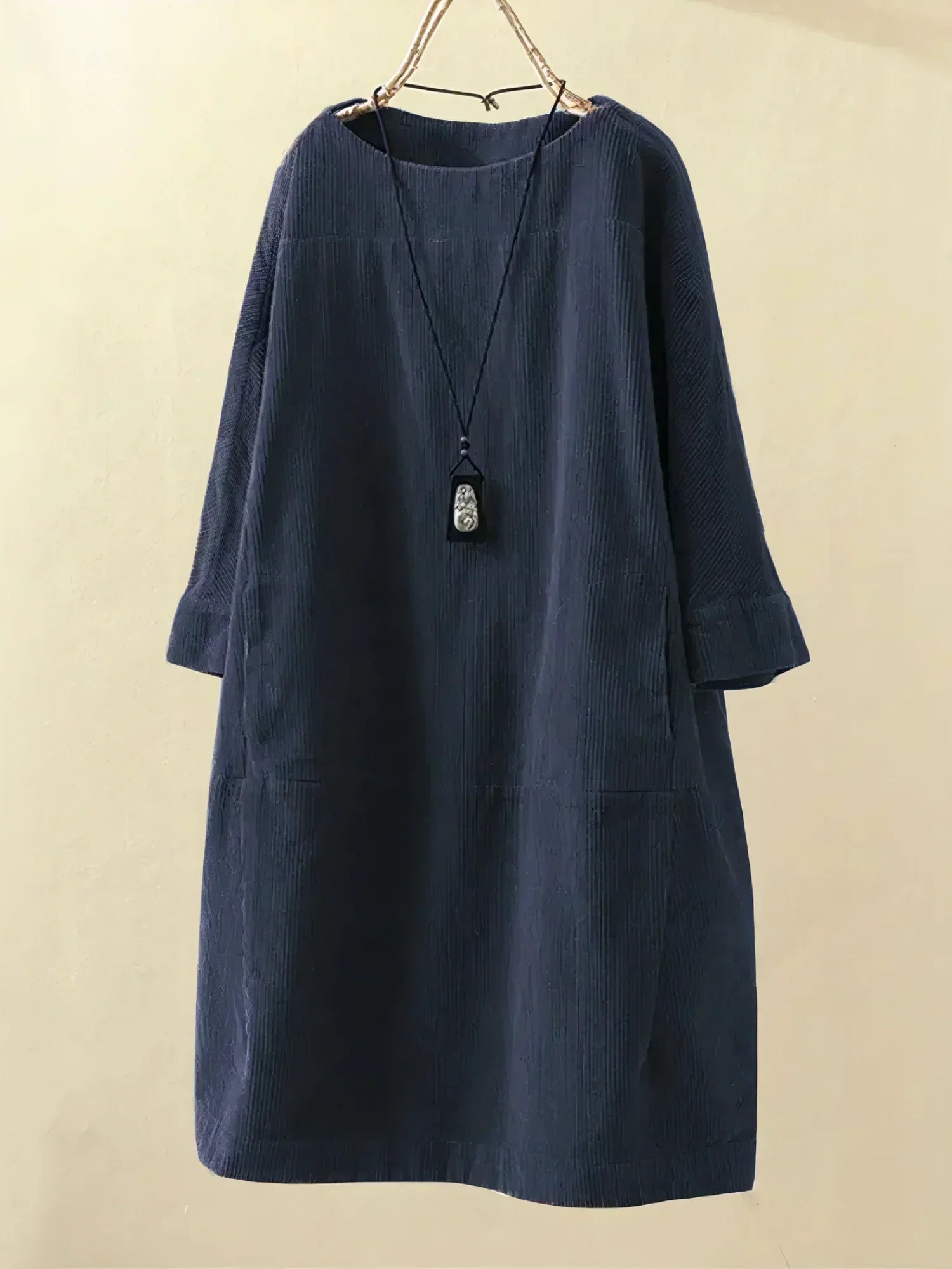 Fernanda Premium a Line Corduroy Dress Statement Occasion Edit