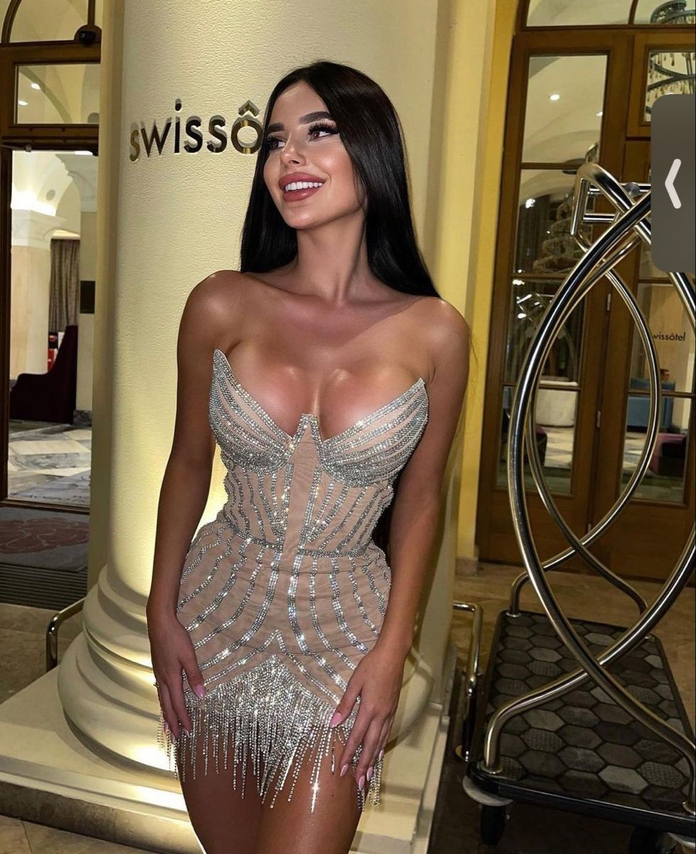 Sexy Sweetheart Birthday Party Dress,Cocktail Dress,Shiny Homecoming Dress Y4421 - VelvetHem