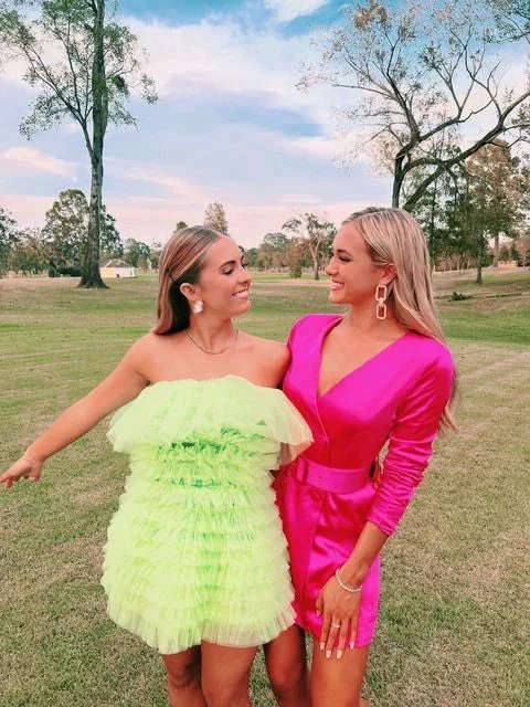 Green Homecoming Dress Graduation Dress Party Dress (ZD12339)