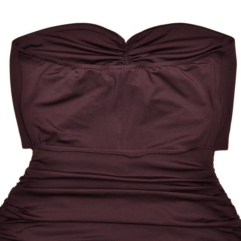 Lucian Maxi Dress Brown