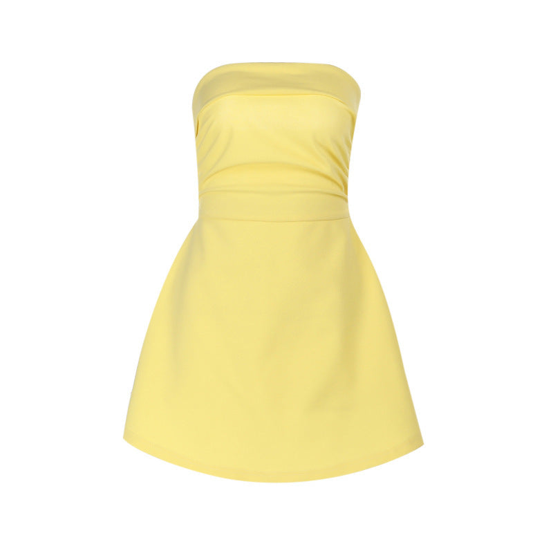 Tansy Mini Dress Yellow