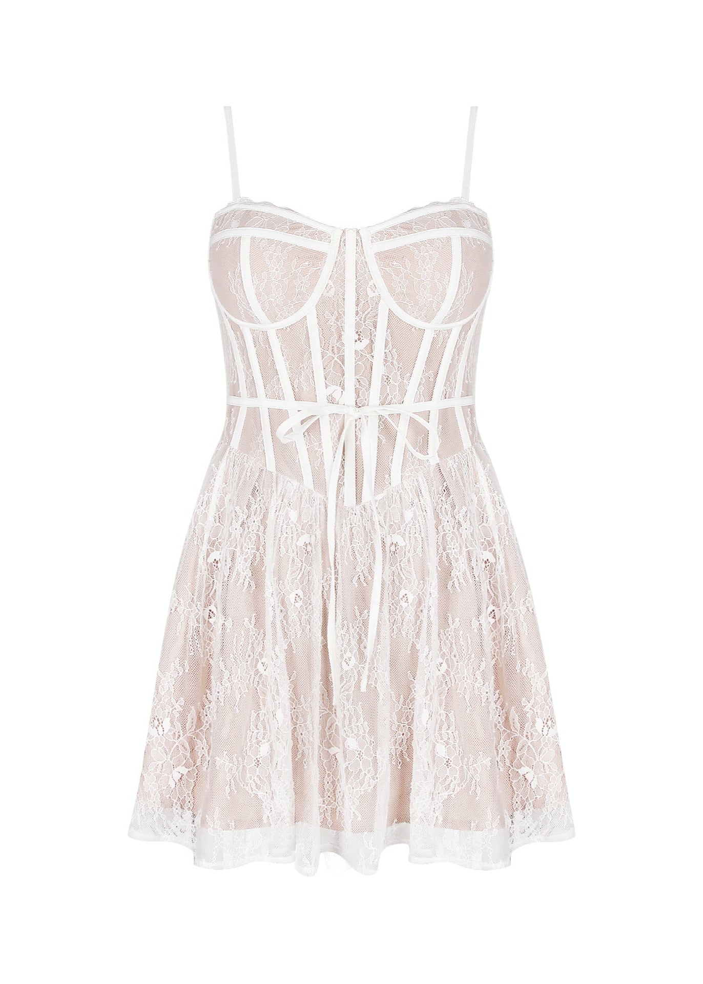 Celeste Lace Corset Mini Dress