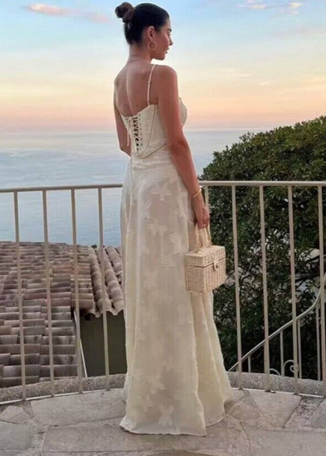 Celestine Spaghetti Strap Floral Maxi Dress