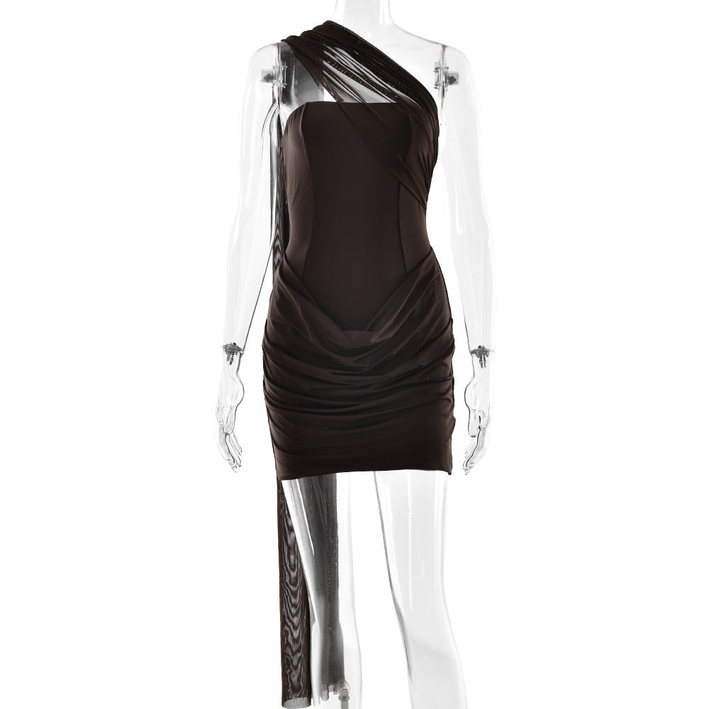 Wintour Mini Dress Brown