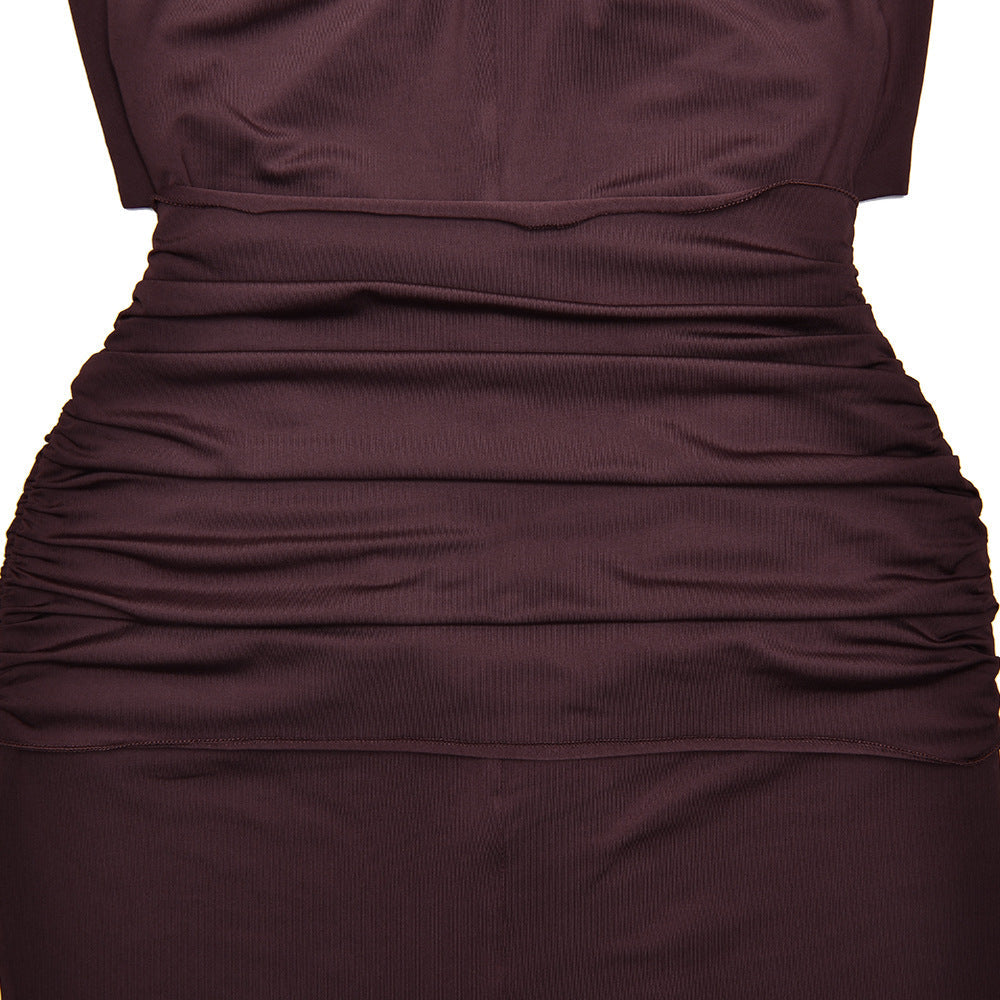 Lucian Maxi Dress Brown