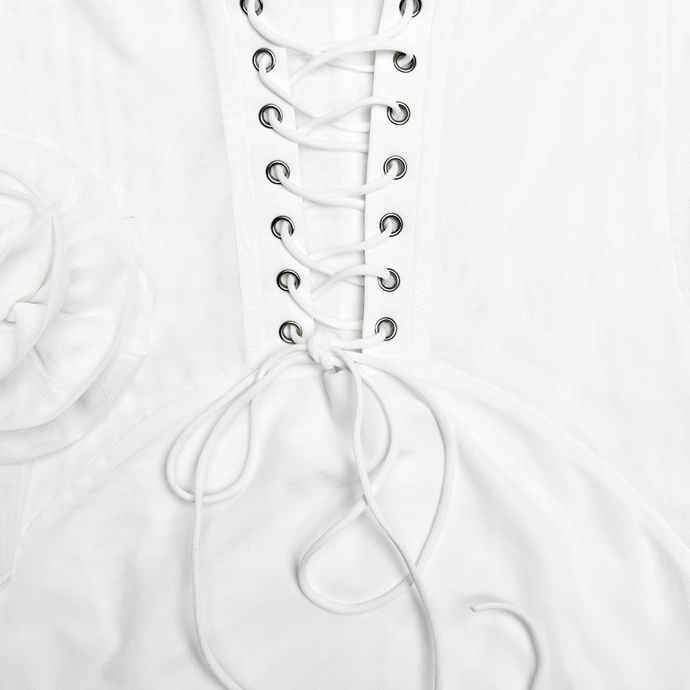 Lorene Mini Dress White